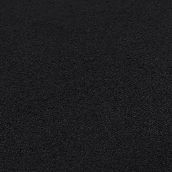 vidaXL Stolček črn in zlat žamet 28 x 36 cm