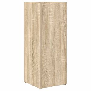 vidaXL Stojalo za dežnik Sonoma hrast 25 x 24,5 x 64 cm Inženirski les