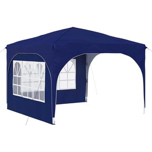 vidaXL Zložljivi &scaron;otor za zabave 290 x 290 x 245 cm Modra