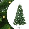 vidaXL Božično drevo med 150 LED z stojalom Zelena 150 cm PE