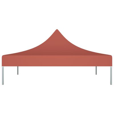 vidaXL Streha za vrtni šotor 3x3 m terakota 270 g/m²