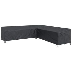 vidaXL Prevleka za pohi&scaron;tvo Črna 300 x 300 x 80 cm 600D Oxford tkanina