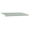 vidaXL Nadomestno platno za tendo Zelena in Bela 580 x 345 cm