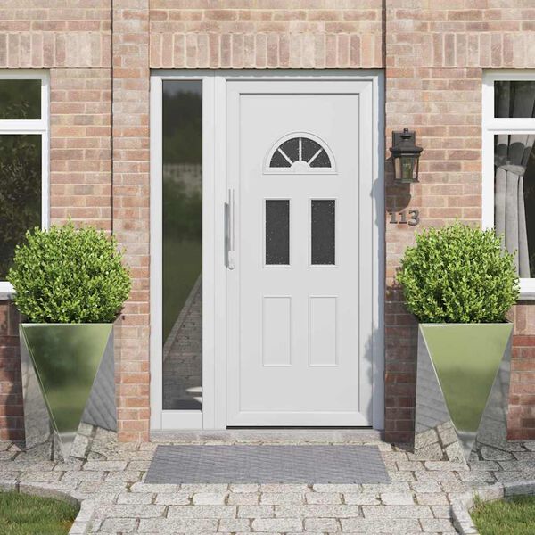 vidaXL Cvetlično korito 2 pcs srebrna 50 x 50 x 75 cm Cinkana jeklena