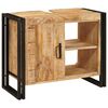 vidaXL Omarica za umivalnik Rjava 71 x 33 x 58 cm Masiven les manga