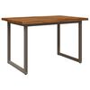 vidaXL Jedilna miza z naravno robom 90 x 55 x 75 cm