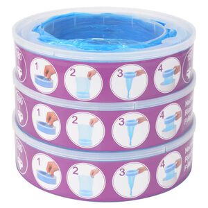 vidaXL Nadomestne kasete za ko&scaron; Angelcare Diaper Genie 3 kosi