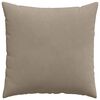 vidaXL Blazine za kavč 2 pcs Taupe 80 x 80 cm blago