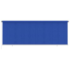 vidaXL Zunanja rolo senčila 405 (&Scaron;) x 140 (V) cm modra HDPE
