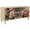 vidaXL TV omarica BORNE 102 x 33 x 50 cm Sonoma Inženirski les