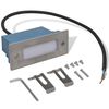 vidaXL 2 LED vgradni svetilki za stopnice 44x111x56 mm