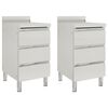 vidaXL Profesionalne kuhinjske omarice s 3 predali 2 kosa 50x60x96 cm