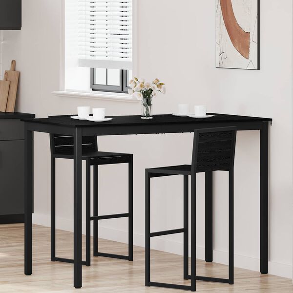 vidaXL Stoječ miza za bar Konstruiran les