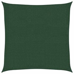 vidaXL Senčno jadro 160 g/m&sup2; temno zeleno 2x2,5 m HDPE