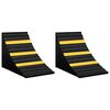 vidaXL Zagozda za kolesa 2 kosa 29x16x19 cm guma