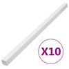vidaXL Kabelska cev 60x60 mm 10 m PVC