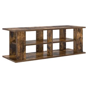 vidaXL Stojalo za TV 96 x 35 x 33,5 cm Dimljen hrast