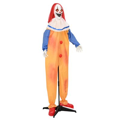 Strašni klovn za Halloween SPOOKA rumen in moder 126,5 x 180 cm