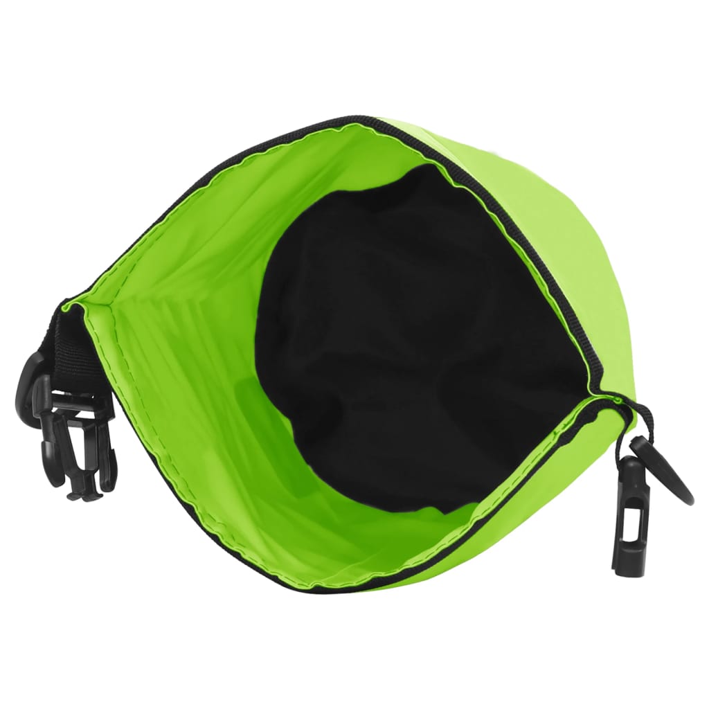 vidaXL Torba Dry Bag zelena 5 L PVC