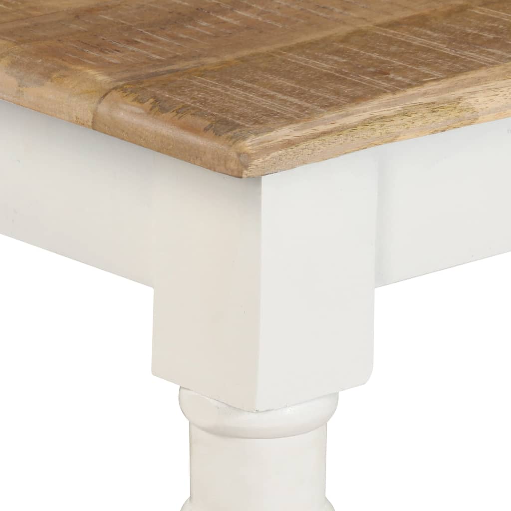 vidaXL Jedilna miza iz trdnega mangovega lesa 120x60x76 cm