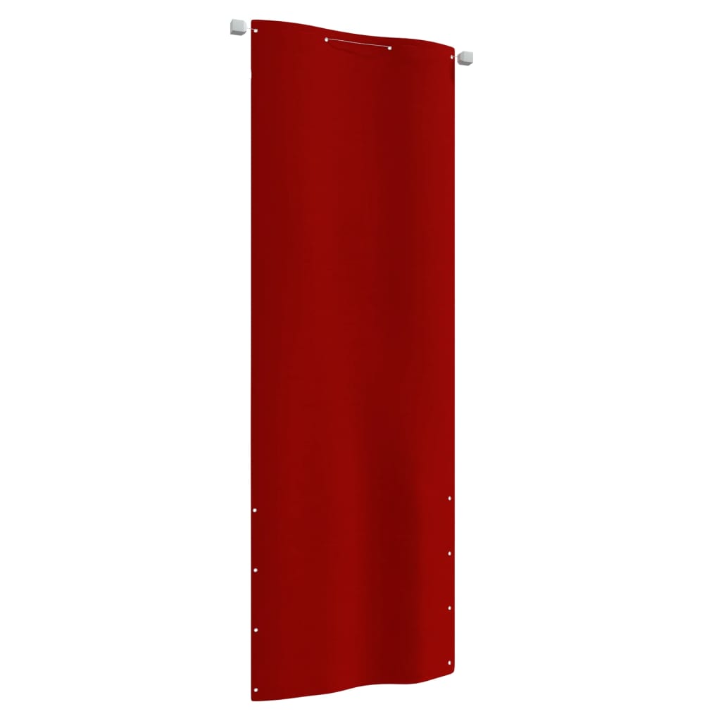 vidaXL Balkonsko platno rdeče 80x240 cm tkanina Oxford