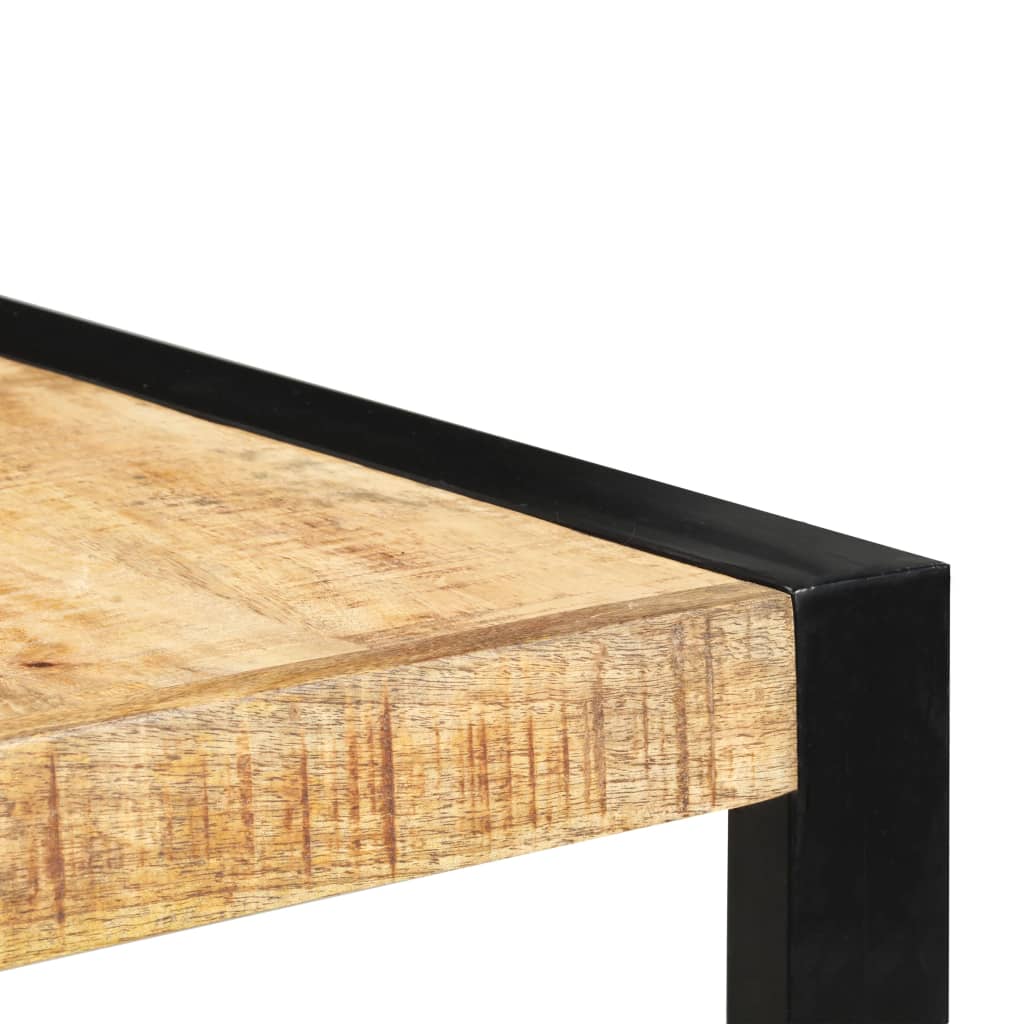 vidaXL Barska miza 140x70x110 cm iz trdnega mangovega lesa