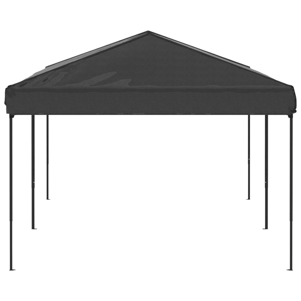 vidaXL Zložljiv šotor za zabave antracit 3x6 m
