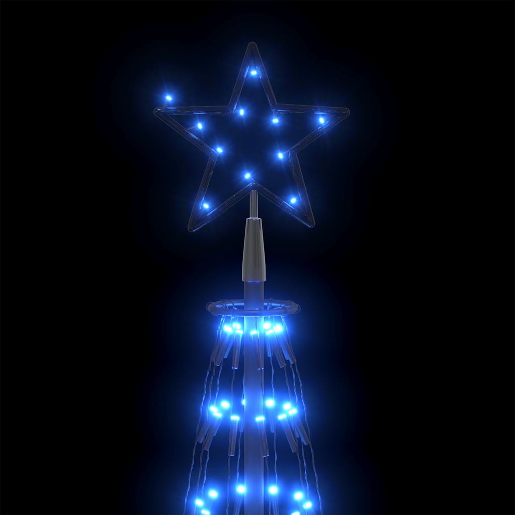 vidaXL Novoletna jelka iz 752 modrih LED lučk 160x500 cm