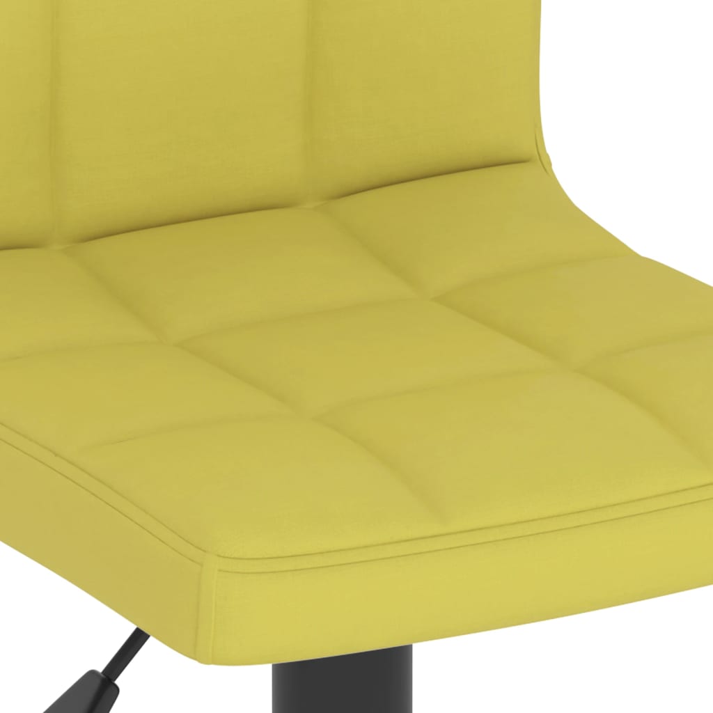 vidaXL Barski stolček zeleno blago