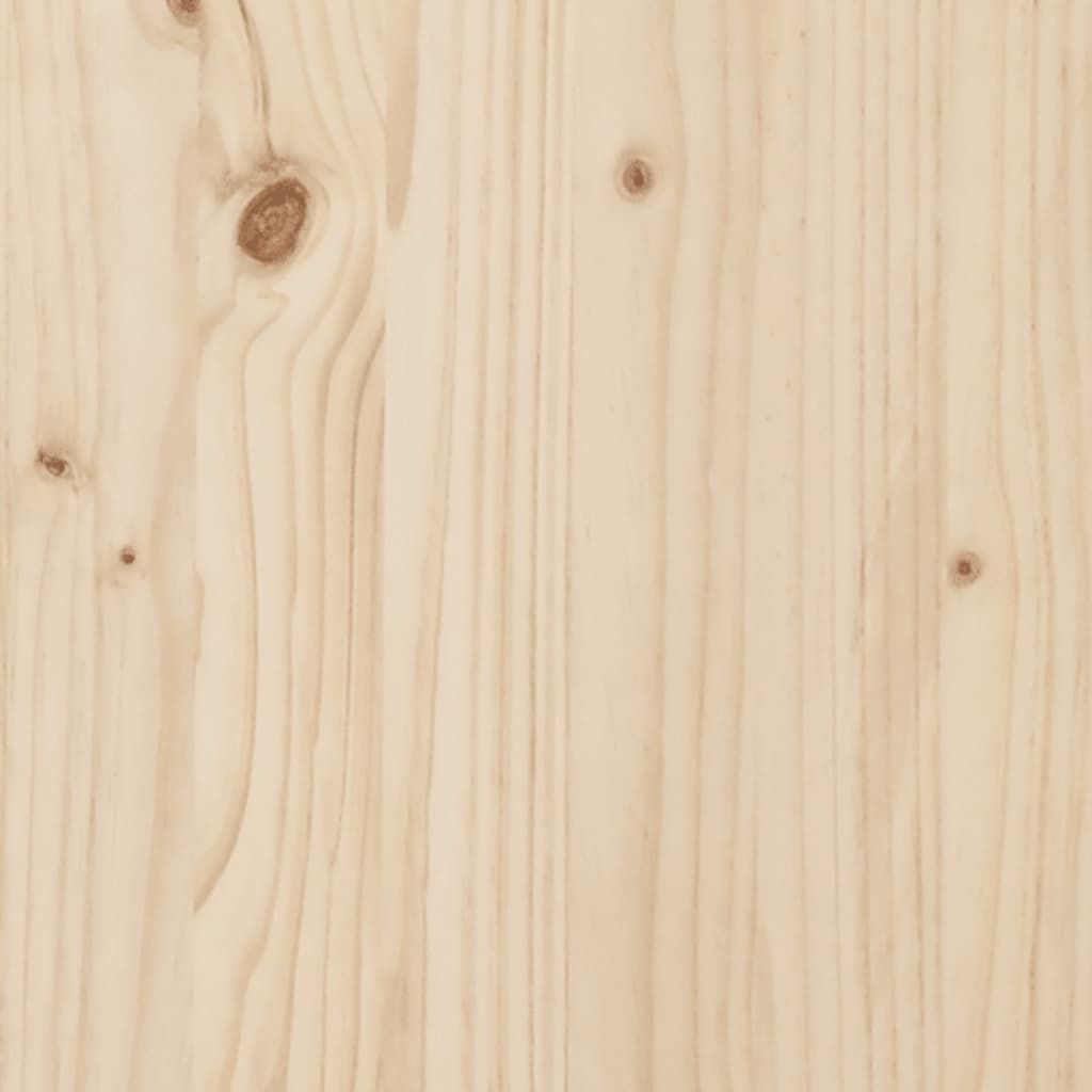 vidaXL Posteljni okvir z vzglavjem trden les