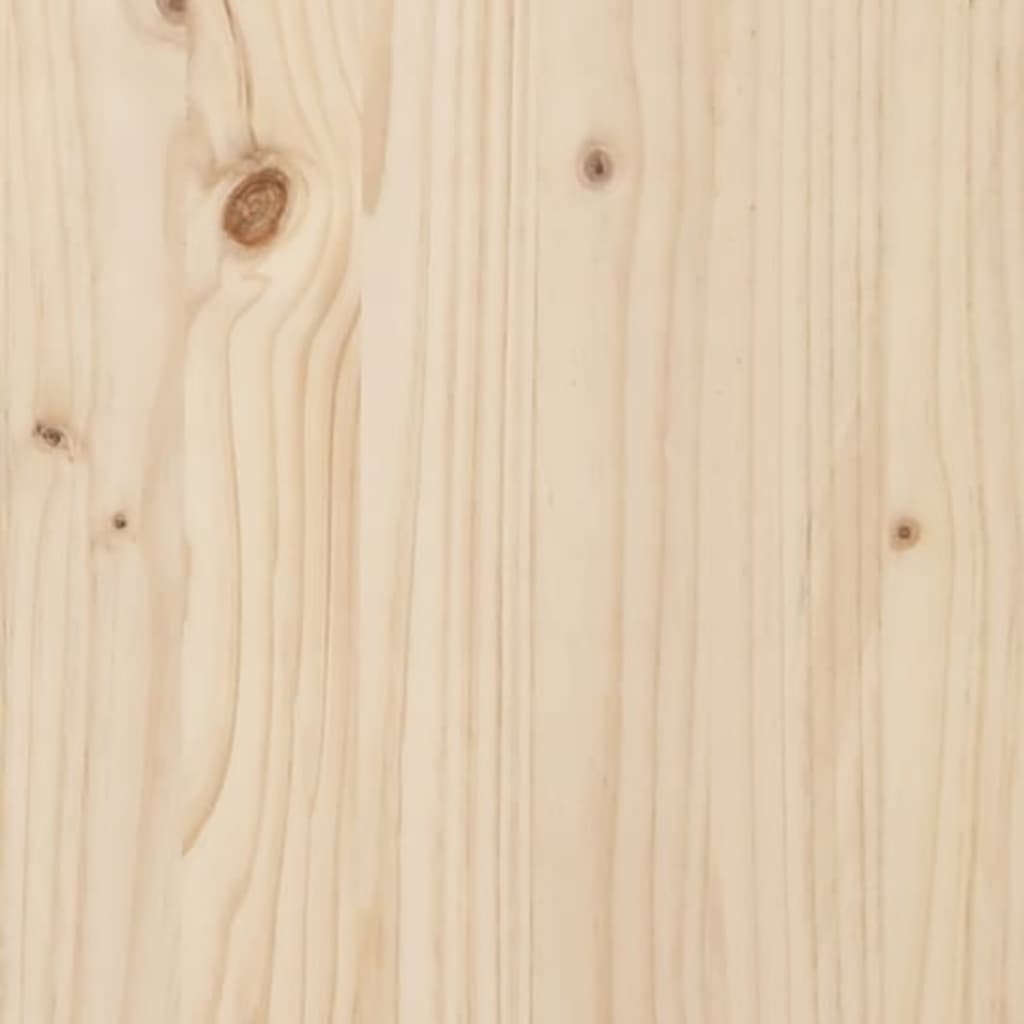 vidaXL Stensko posteljno vzglavje 96x3x63 cm trdna borovina