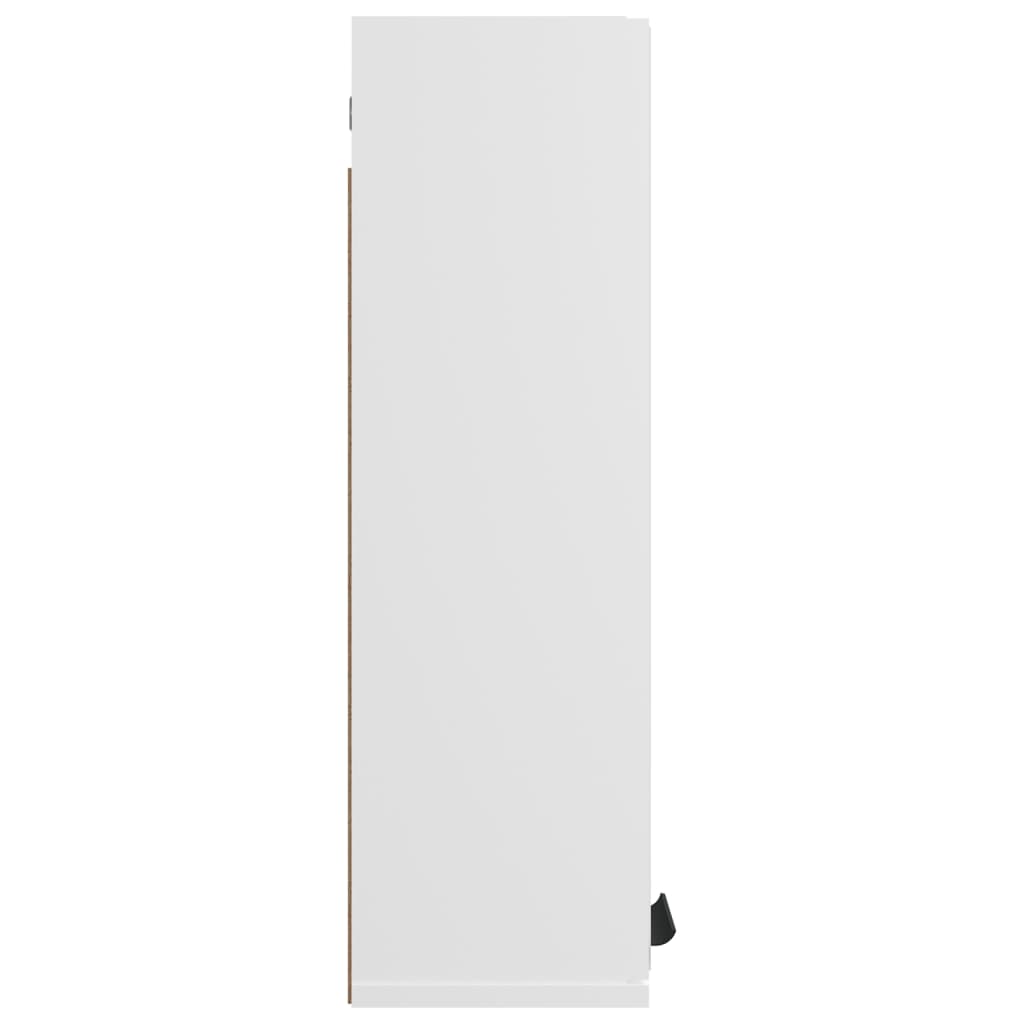 vidaXL Kopalniška omarica z ogledalom bela 64x20x67 cm