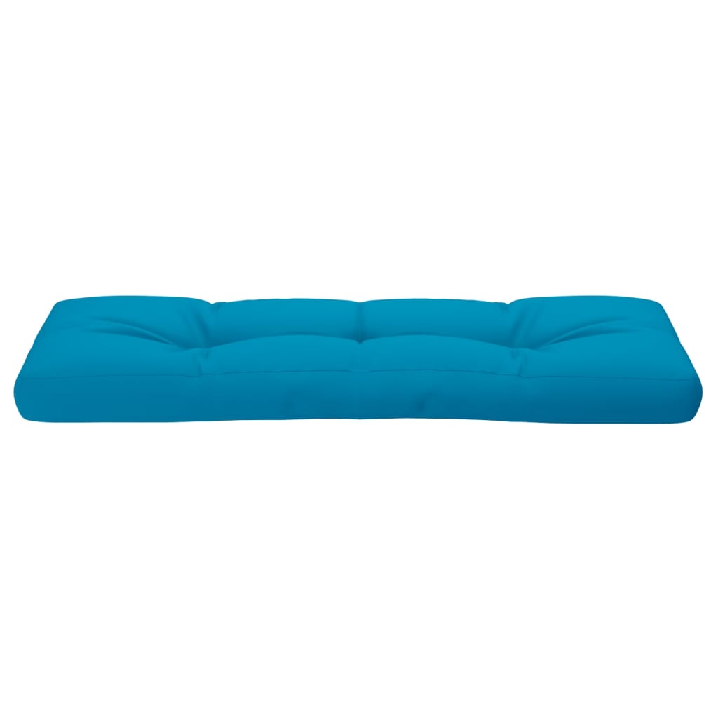 vidaXL Blazina za kavč iz palet modra 120x40x12 cm