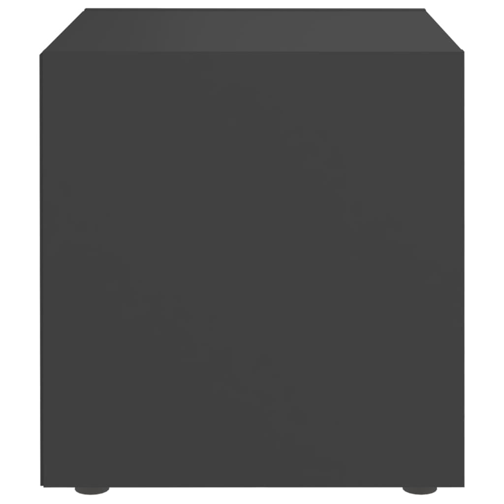 vidaXL TV omarica siva 37x35x37 cm iverna plošča