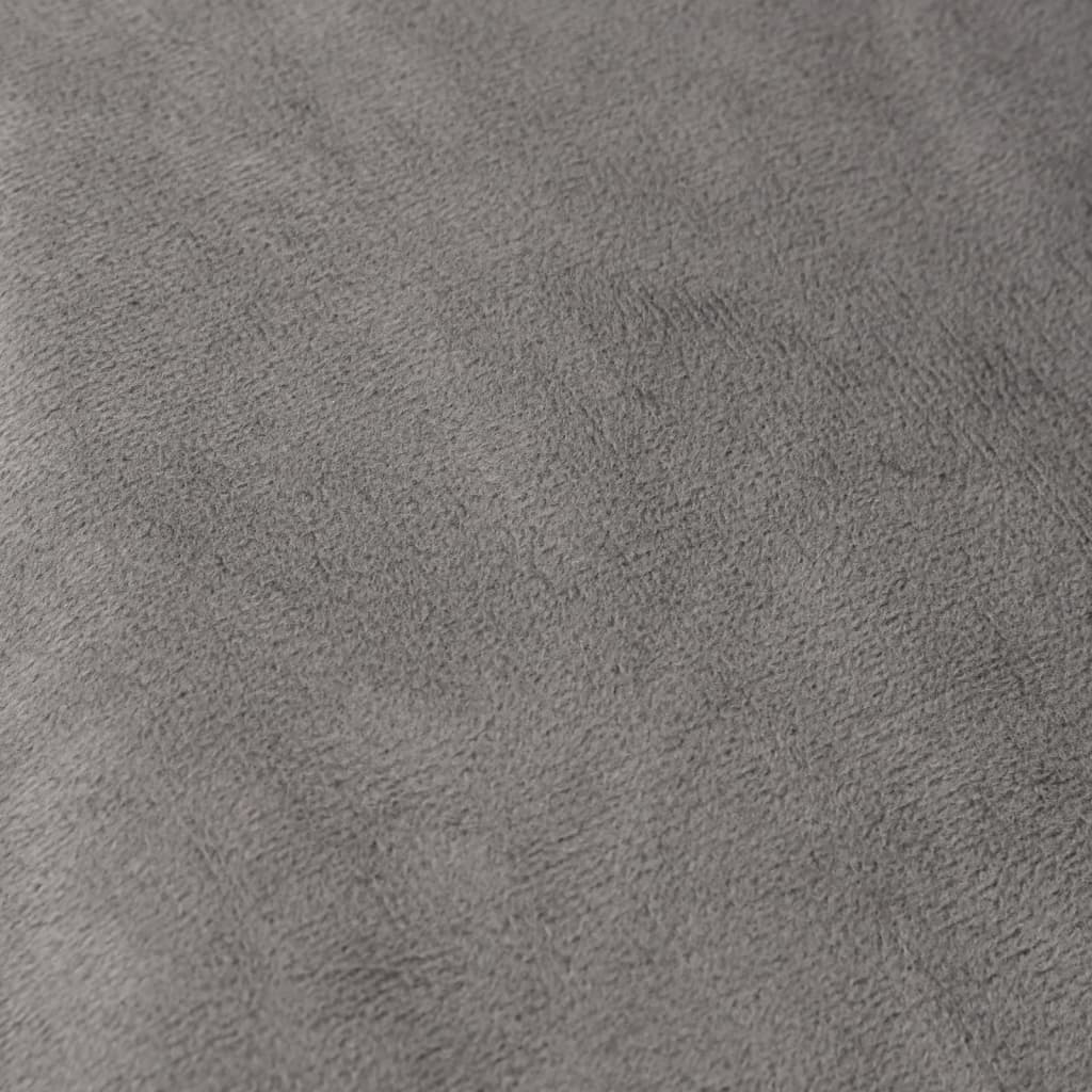 vidaXL Obtežena odeja s prevleko siva 120x180 cm 5 kg blago