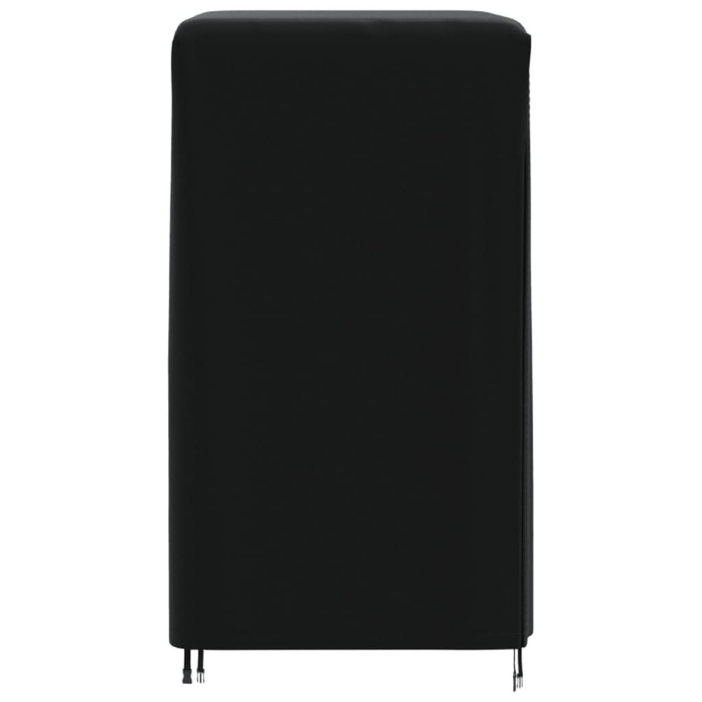 vidaXL Pokrivalo za stojalo za drva črno 122x61x106 cm 420D oxford
