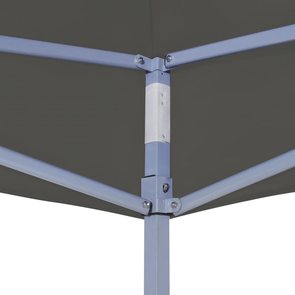 vidaXL Zložljivi pop-up šotor za zabave 3x3 m antracitna
