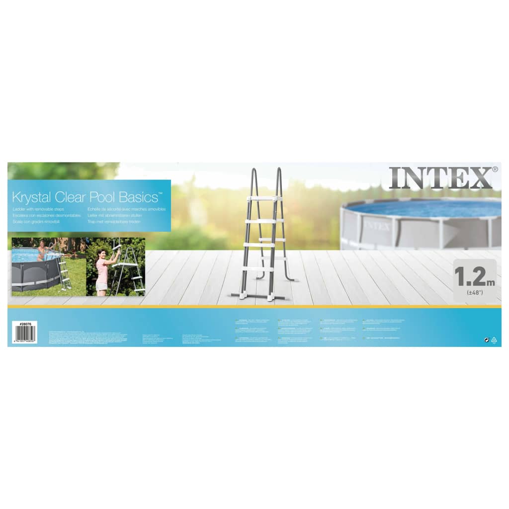 Intex Lestev za bazen s 4 stopnicami 122 cm