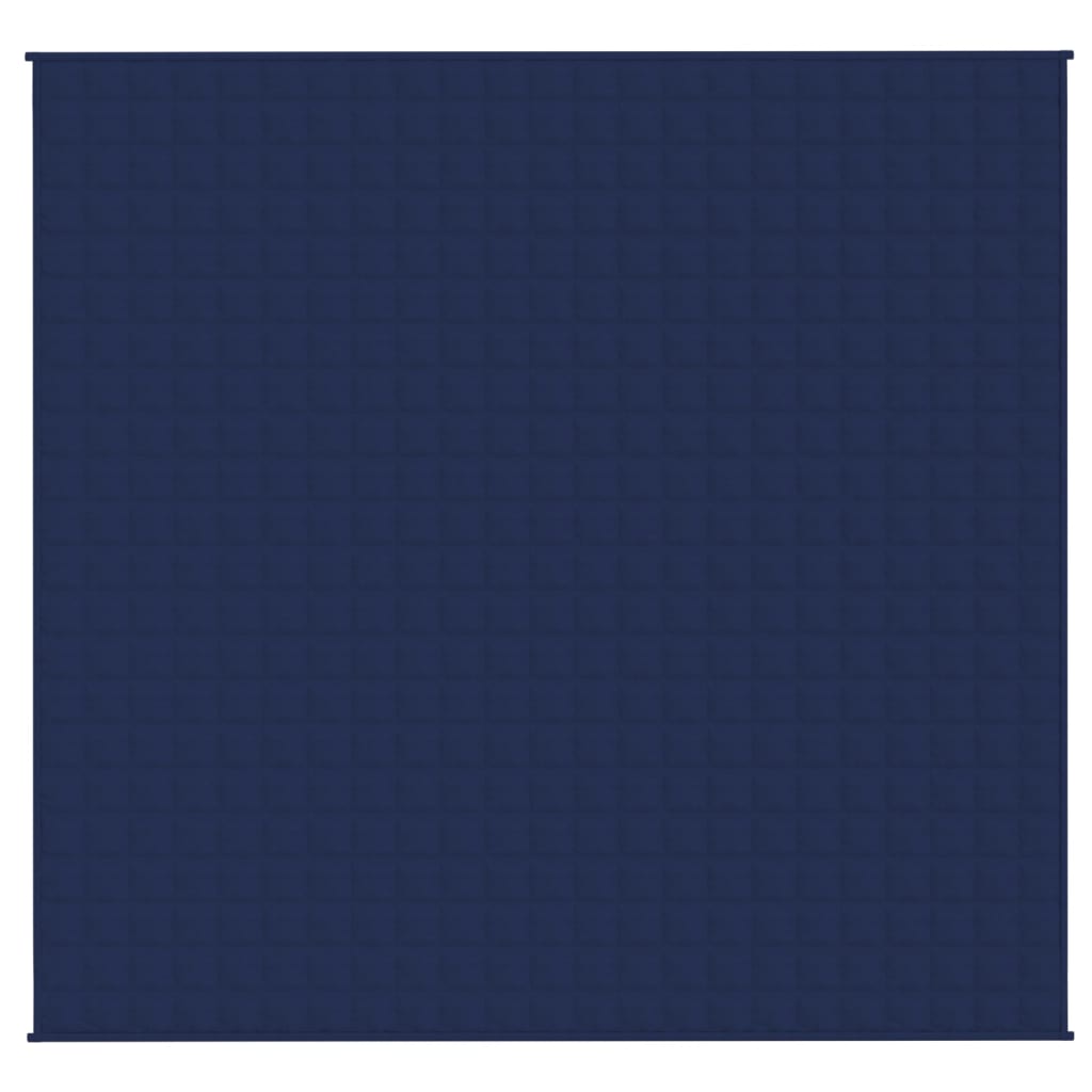 vidaXL Obtežena odeja modra 220x230 cm 15 kg blago