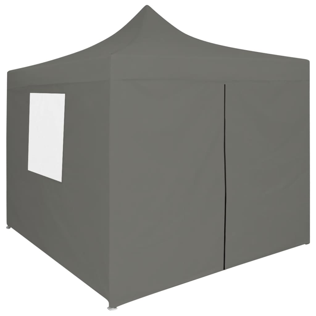 vidaXL Zložljivi pop-up šotor za zabave 4 stranice 3x3 m antracit