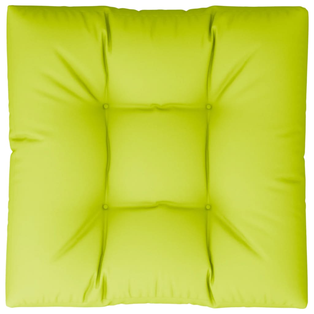 vidaXL Blazina za kavč iz palet svetlo zelena 80x80x12 cm