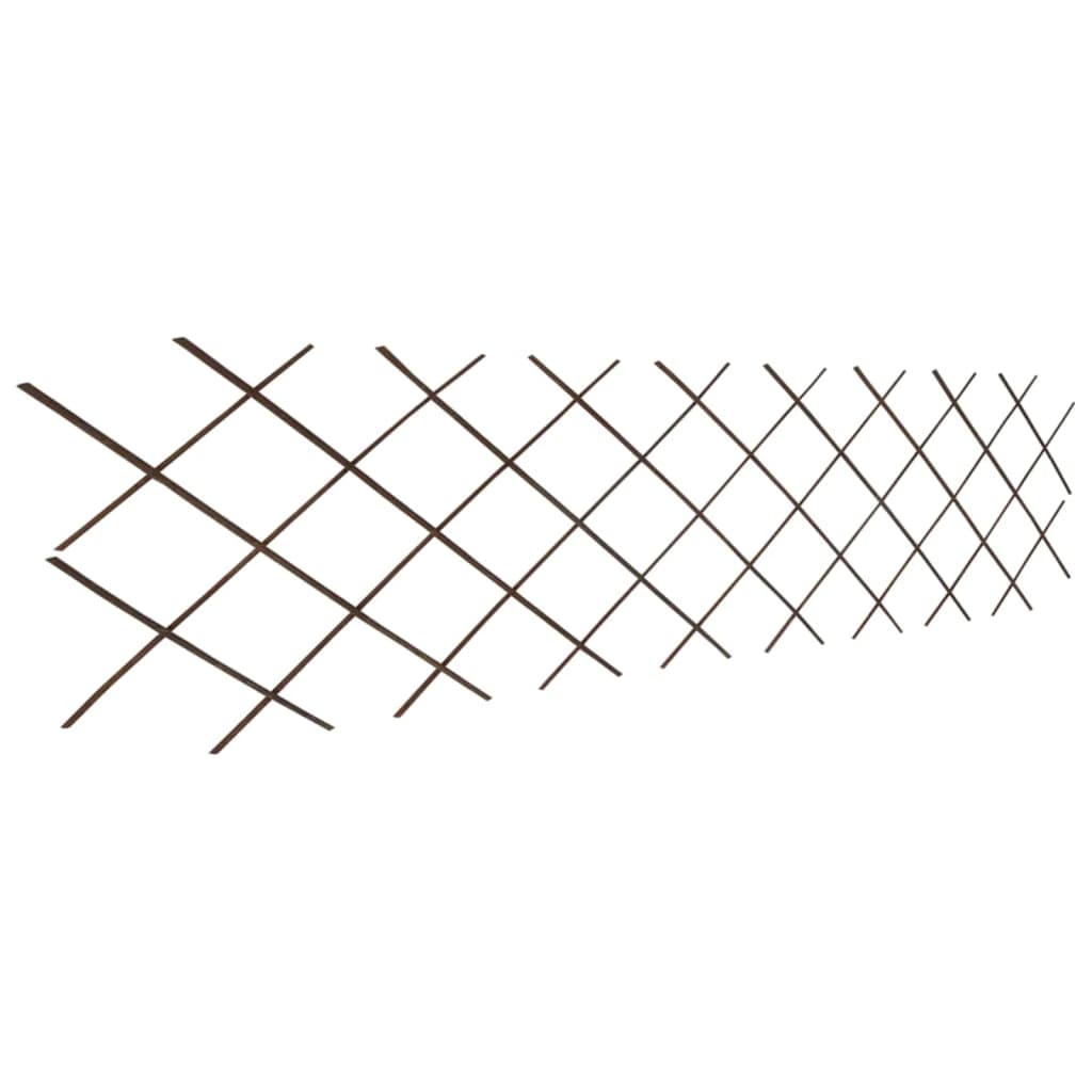 vidaXL Mrežaste ograje iz vrbe 5 kosov 180x60 cm