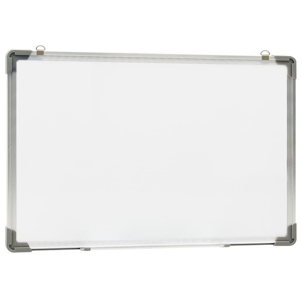 vidaXL Magnetna piši-briši tabla bela 60x40 cm jeklo