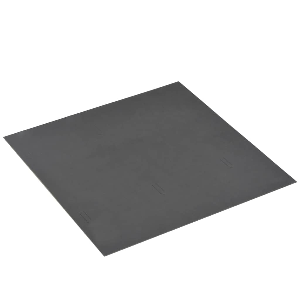 vidaXL Samolepilne PVC talne plošče 5,11 m² črne z vzorcem
