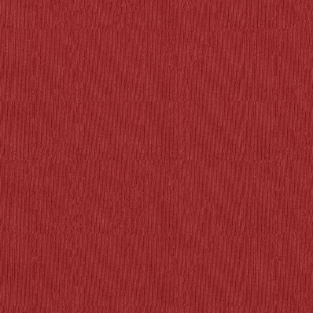 vidaXL Balkonsko platno rdeče 120x500 cm oksford blago