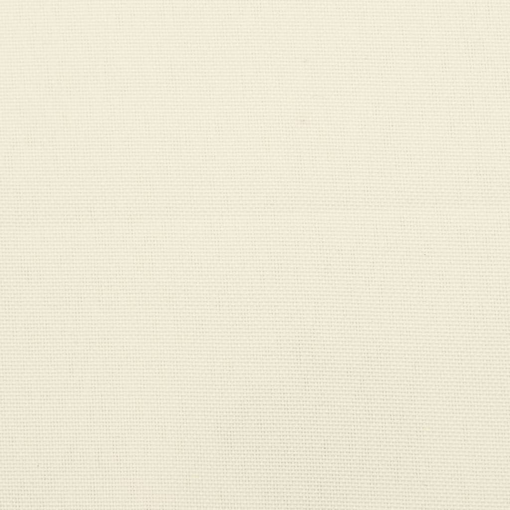 vidaXL Blazina za vrtno klop kremno bela 100x50x7 cm oxford tkanina