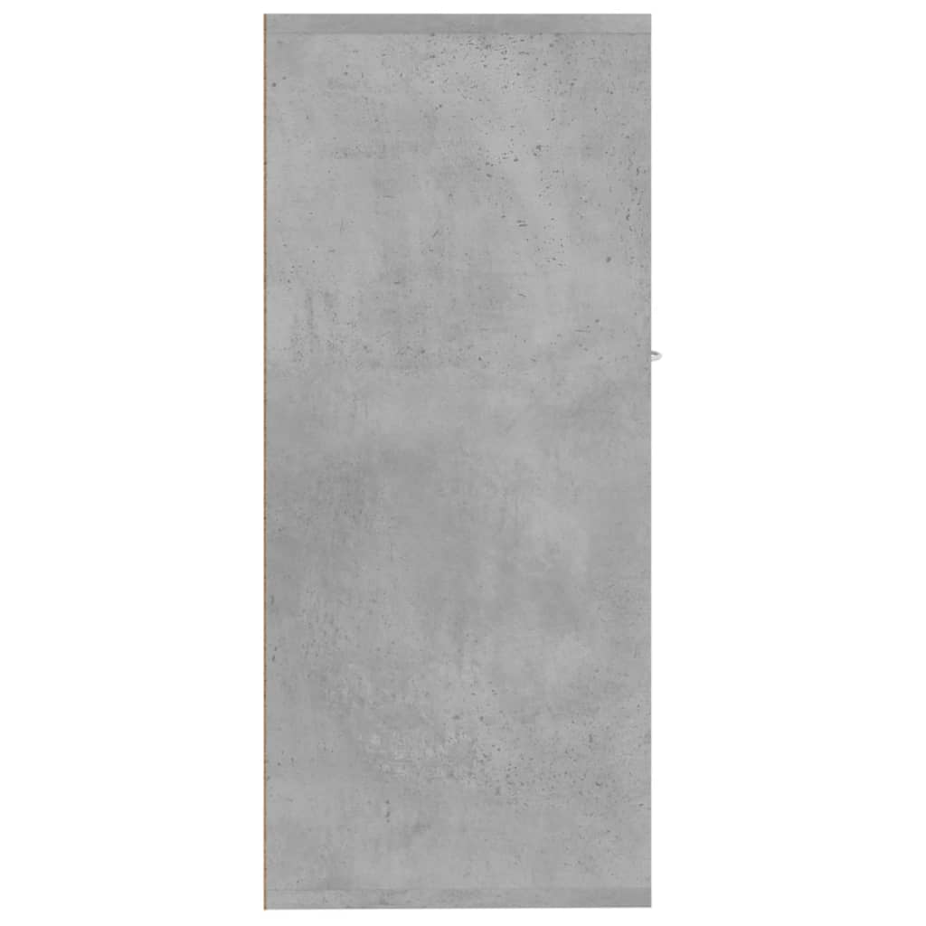 vidaXL Komoda betonsko siva 88x30x70 cm iverna plošča