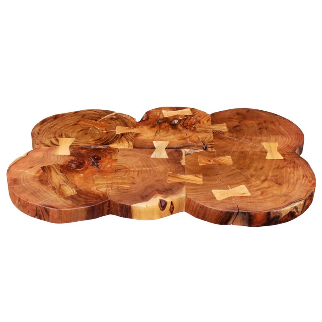 vidaXL Barska mizica iz debla masiven akacijev les 90x60x110 cm