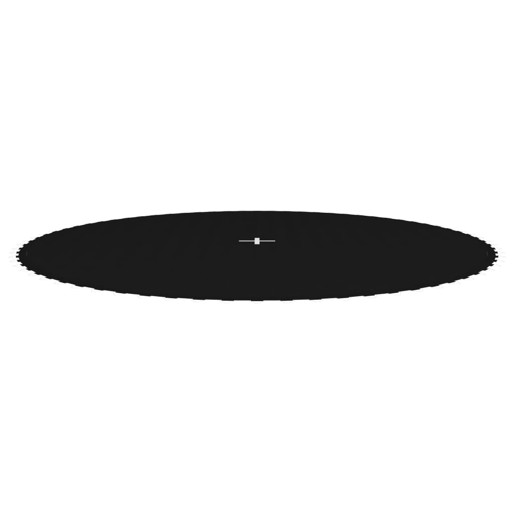 vidaXL Skakalna podloga iz blaga črna za 3,96 m okrogel trampolin
