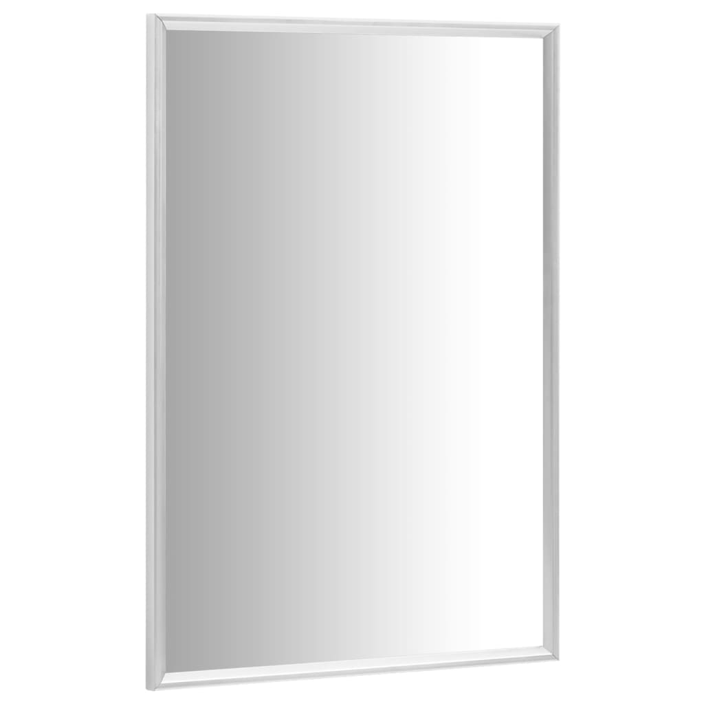 vidaXL Ogledalo srebrno 60x40 cm